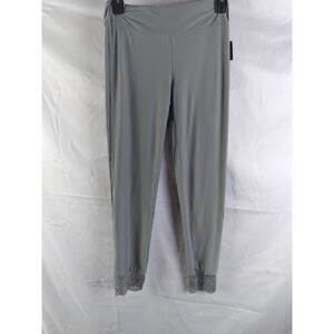 NWT Poof New York loose leggings with pockets and lace cuff SIZE MEDIUM